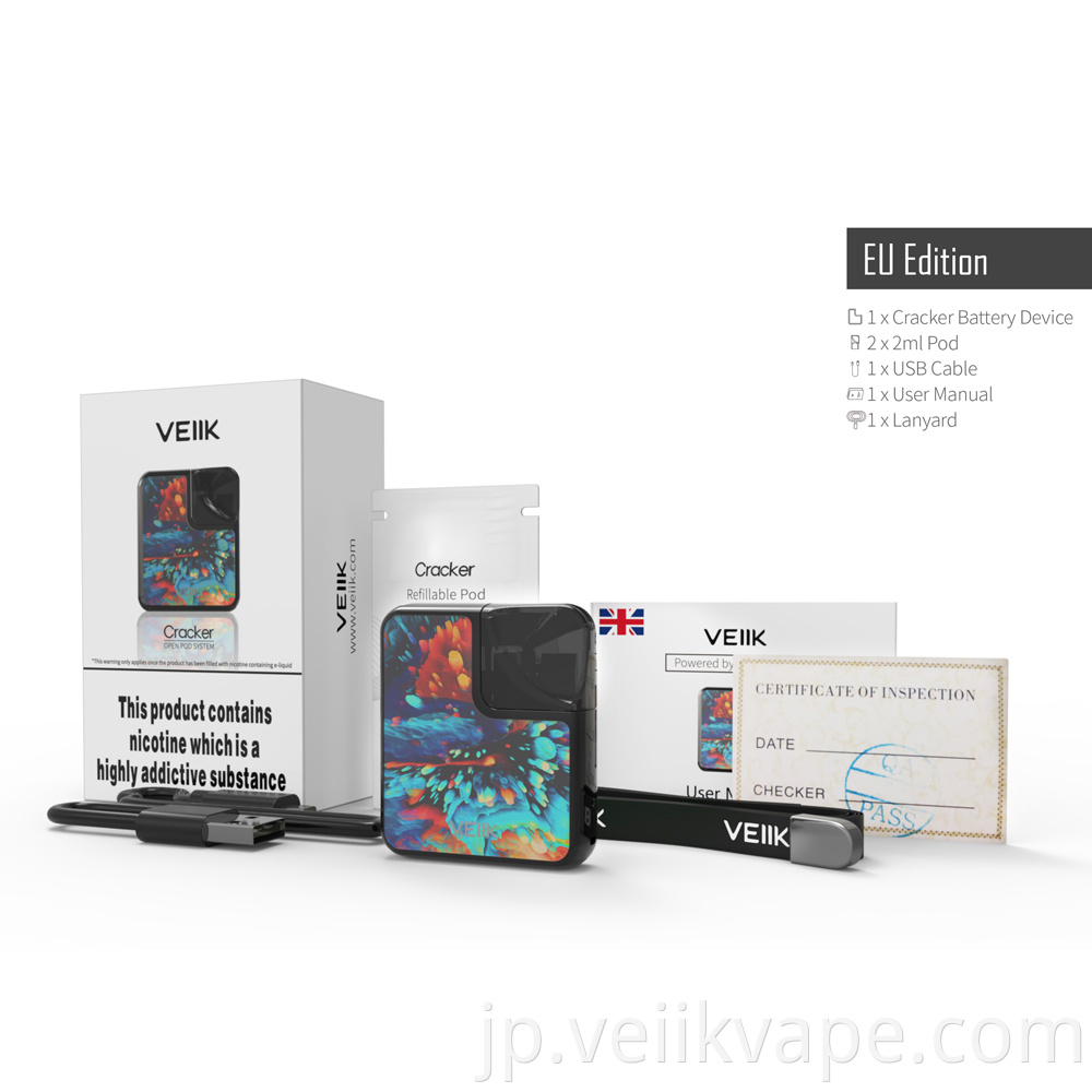 Vape Kit With 2Ml Vape Tank